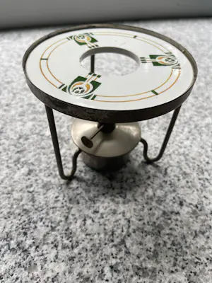 Chris van der Hoef - Art Deco dienblad en theelicht kopen? Bied vanaf 125!