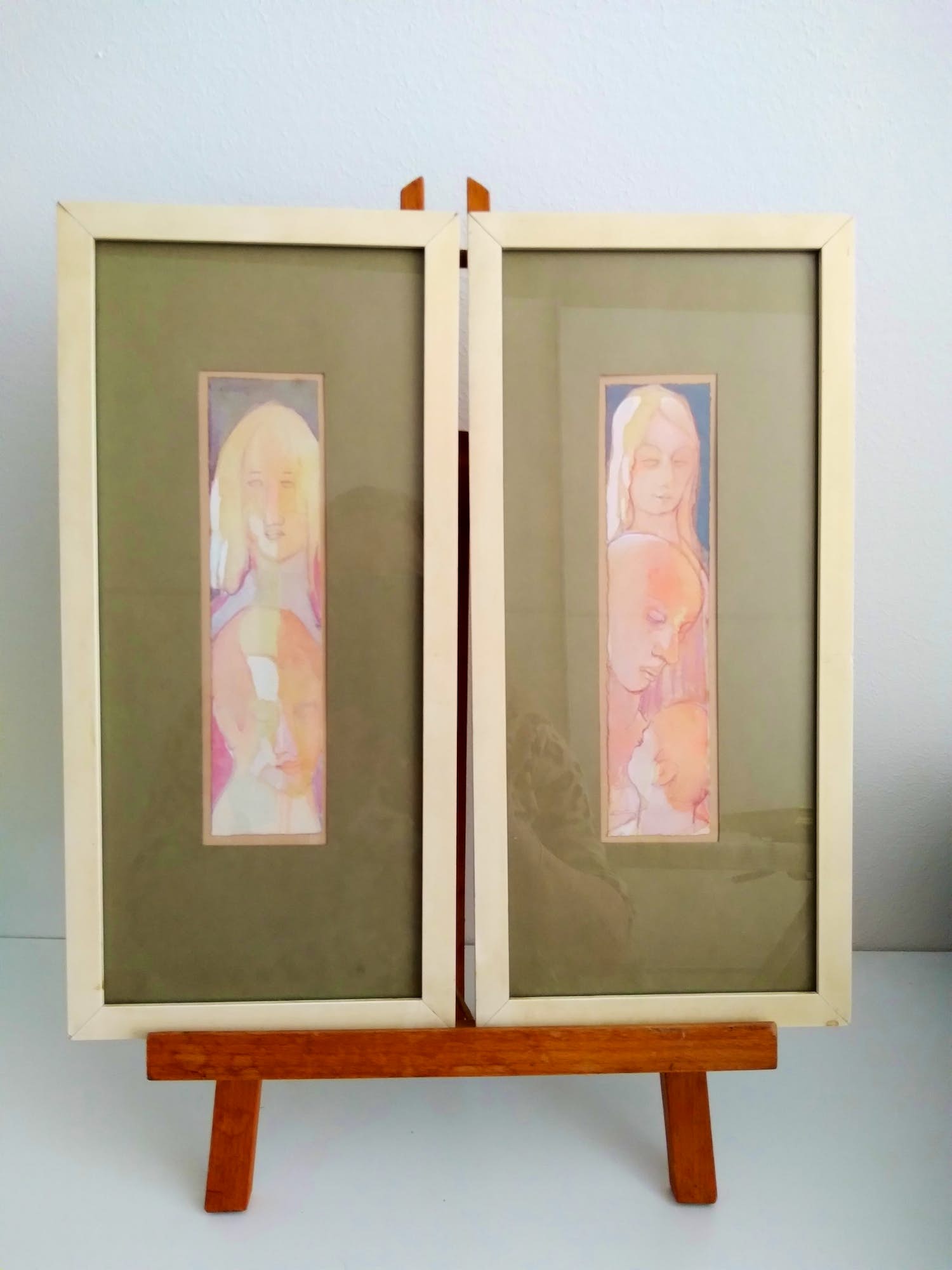 David Granaat - (1914-2005) twee fraaie schilderijtjes , handgesigneerd verkocht voor € 59!