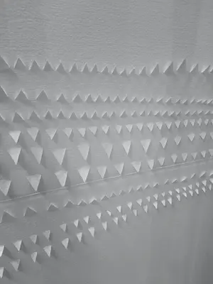 Judith Gor - Lichtsculptuur van papier + plexigas - montage op hoek BLAUW - GROOT - 328-B kopen? Bied vanaf 375!