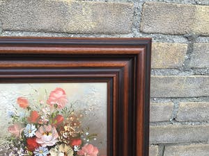 Niet of onleesbaar gesigneerd - Pot met bloemen. kopen? Bied vanaf 1!