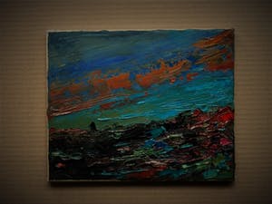 Niet of onleesbaar gesigneerd - Interessant omstreeks 1960 geschilderd Expressionistisch Olieverf kopen? Bied vanaf 10!