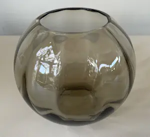 Wilhelm Wagenfeld - Vintage rookglazen Turmalin Bolvaas ontwerp Wilhelm Wagenfeld kopen? Bied vanaf 32!