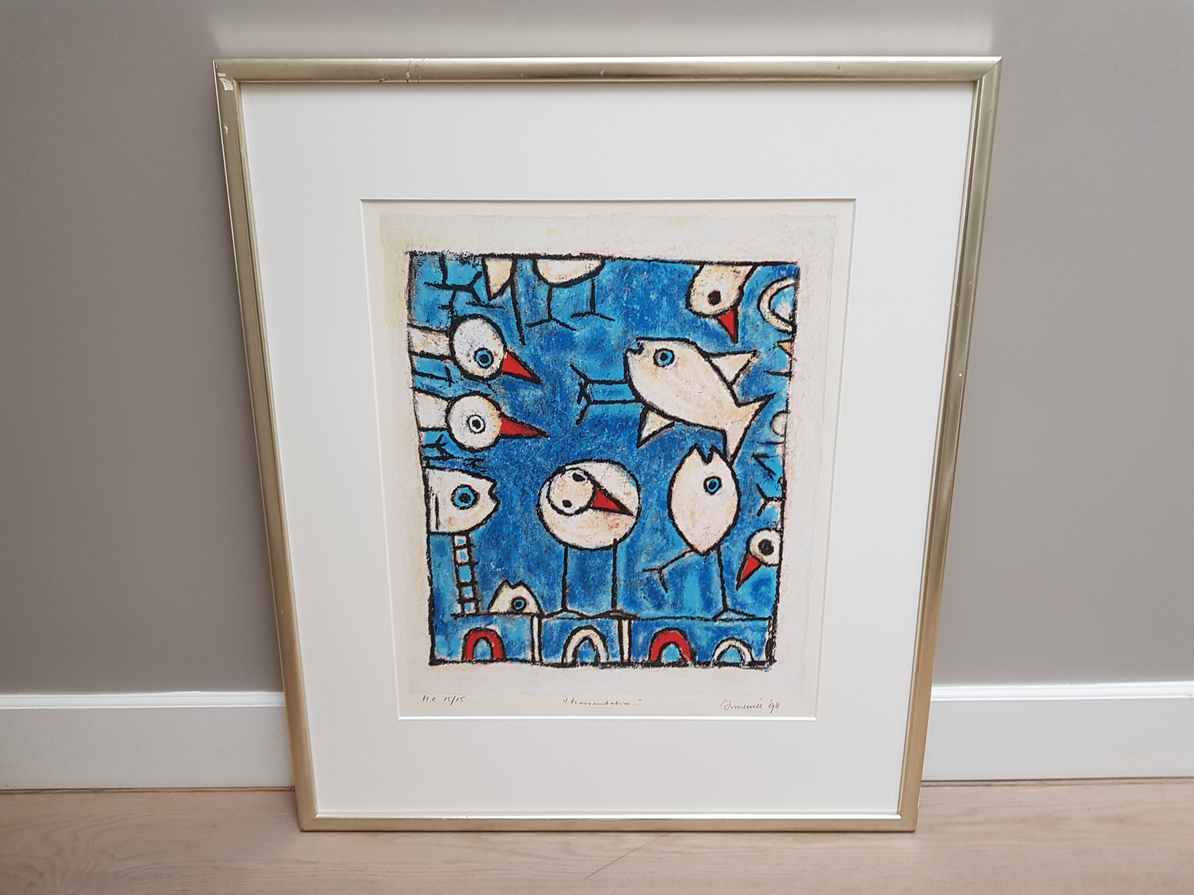 Hans Innemee - zeefstruk 15/15, handgesigneerd en '98 kopen? Bied vanaf 1!