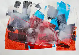 Isabella Ritschl - "Unterwolkenrot" 2009 - Gemälde - handsigniert kaufen? Bieten Sie von 180!