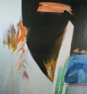 Aart Roos - Acryl op papier, Collision in space - Ingelijst (Zeer groot) kopen? Bied vanaf 150!
