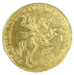 Een 22 karaat 'gouden rijder' - munt uit 1760 kopen? Bied vanaf 650!