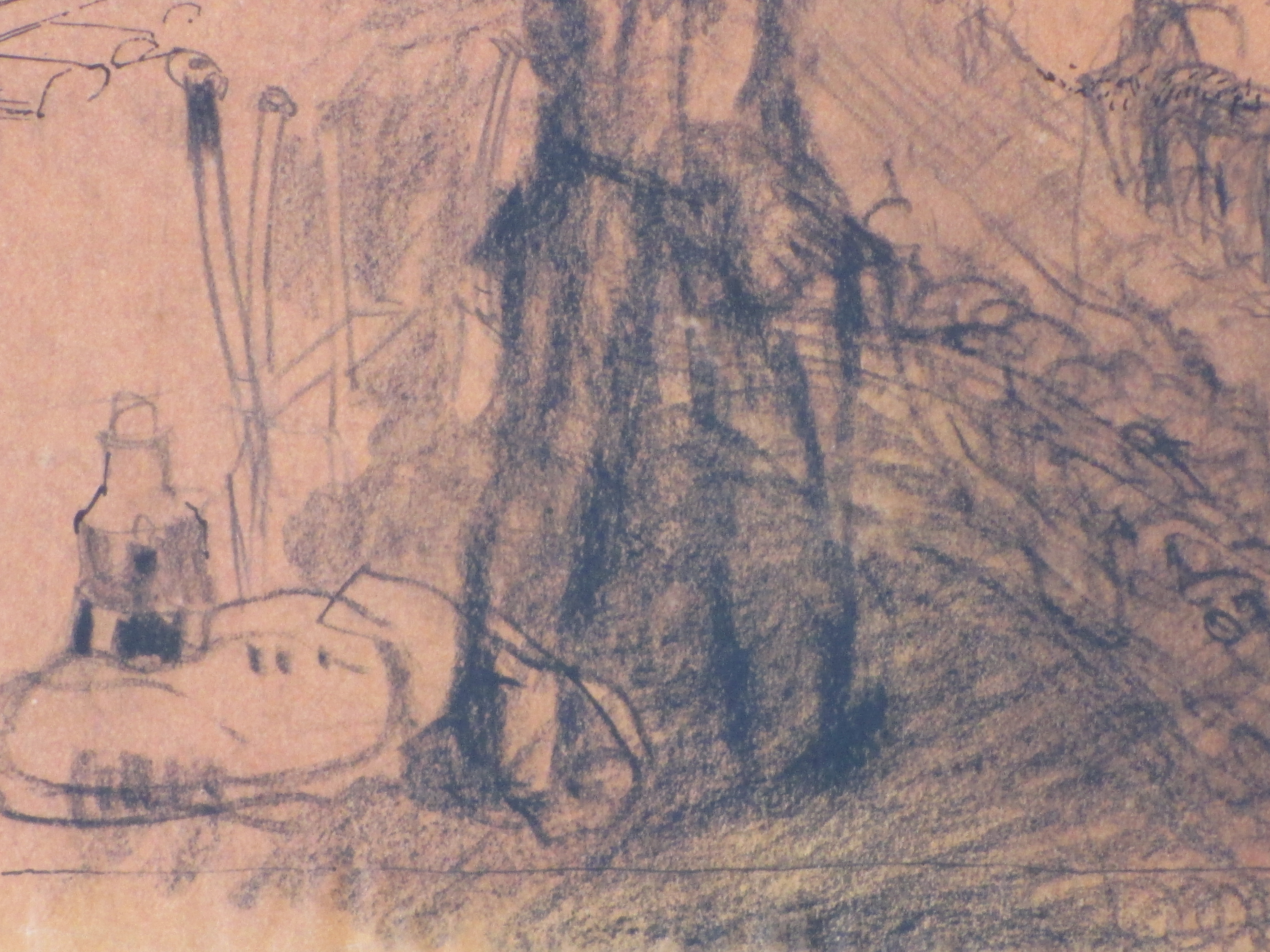 Pieter Dupont - Aan de oevers van de Seine - Tekening kopen? Bied vanaf 1!