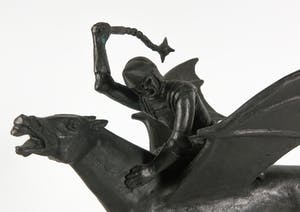 Tom Frantzen - Brons, Ruiter met morgenster kopen? Bied vanaf 350!