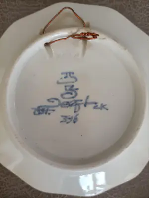 Porceleyne Fles - 3 mini-wandborden 1887, 1961, 3 x 10 x 10 cm kopen? Bied vanaf 10!