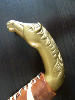 Niet of onleesbaar gesigneerd - Vintage scandinavische wandelstok. kopen? Bied vanaf 1!