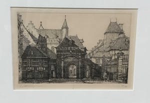 Niet of onleesbaar gesigneerd - C3883-7, stadsgezicht kopen? Bied vanaf 10!