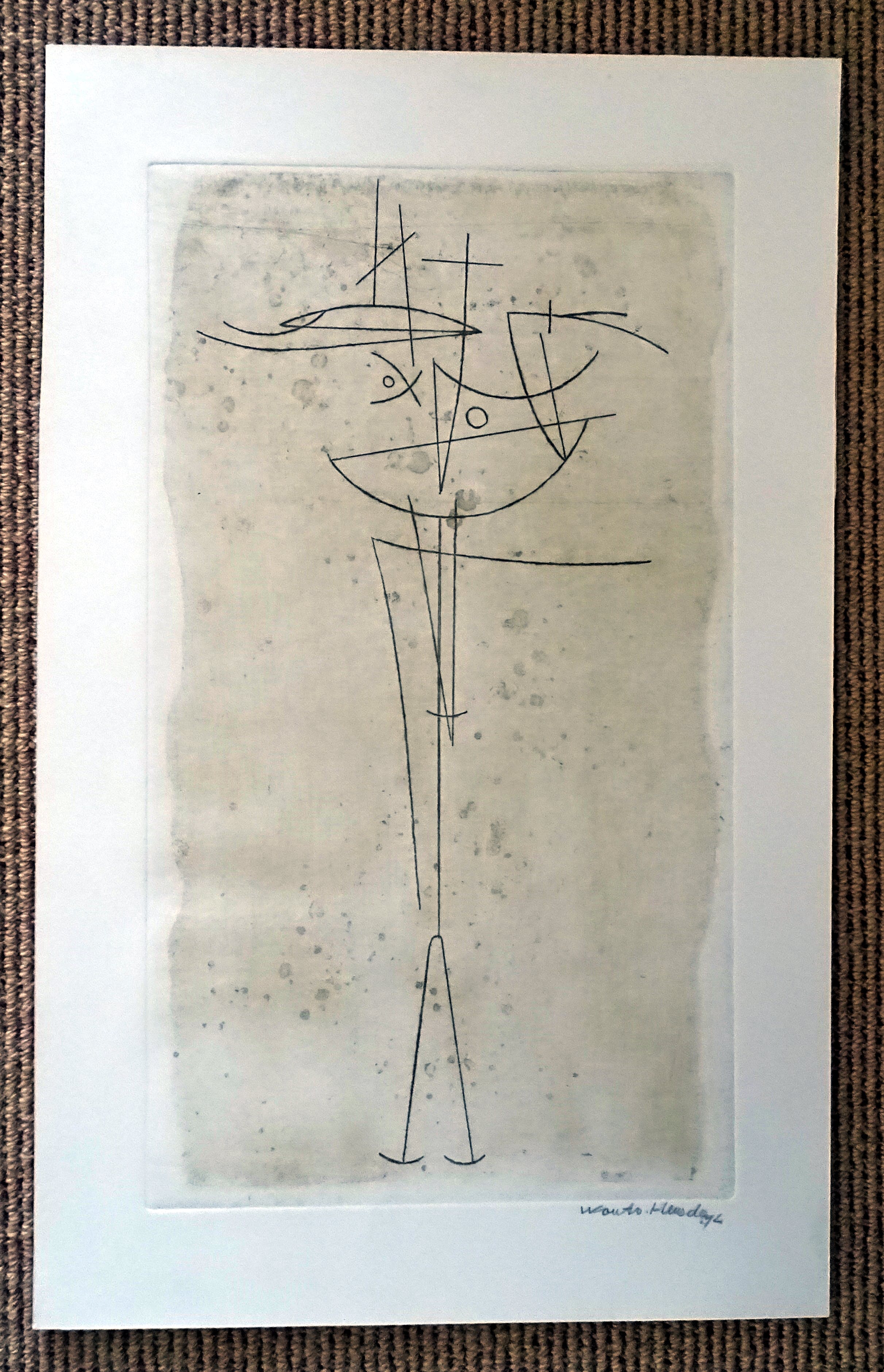 Wout van Heusden - Hommage aan Klee verkocht voor € 50!