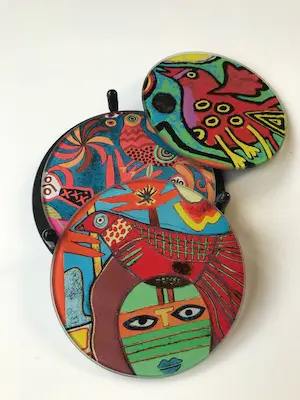 Corneille - 4 Onderzetters Katten + 4 Vogels onderzetters kopen? Bied vanaf 60!