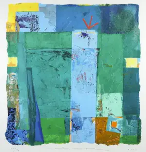 Jos Verwiel - Zeefdruk, Prassino - Ingelijst (Groot) kopen? Bied vanaf 50!