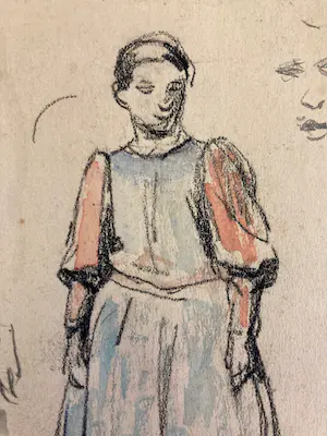 Willem Bastiaan Tholen - Studie van een meisje kopen? Bied vanaf 50!