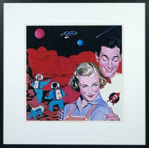Alfred Degens - Lambdaprint, The red planet - Ingelijst kopen? Bied vanaf 35!