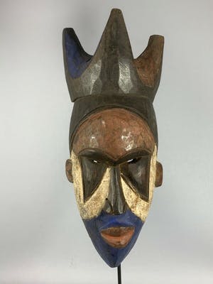 Dogon - 200378 - Tribal Used African IGBO Mask - Nigeria. kopen? Bied vanaf 25!