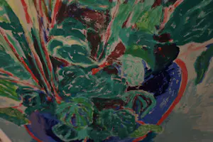 Ellie Slegten - Abstracte Bloem / Oplage 9/55 / Zeefdruk kopen? Bied vanaf 40!