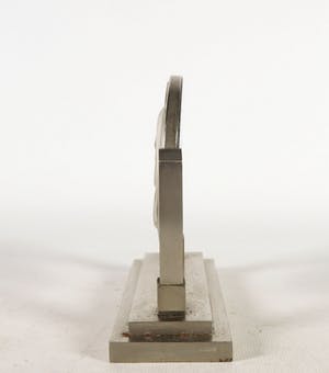 Nieuwe Kunst - Opaline persglas, Plaquette van Maria in metalen montuur kopen? Bied vanaf 1!