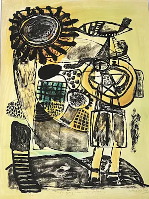 Corneille - La Baigneuse au soleil 1966 kopen? Bied vanaf 350!