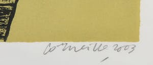 Corneille - Litho, Uit de serie La vie en vert - Ingelijst kopen? Bied vanaf 150!