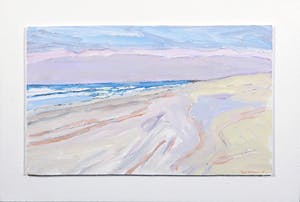 Paul Overhaus - Acryl op board, Strand kopen? Bied vanaf 50!