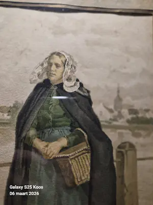 Franz Meerts - Vissersvrouw in klederdracht kopen? Bied vanaf 60!