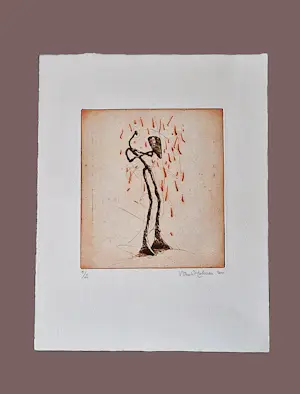 Ronald Tolman - in zeer kleine oplage (20) gemaakte handgekleurde Ets en aquatint - gesigneerd kopen? Bied vanaf 48!