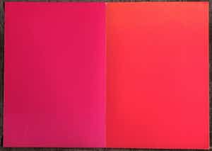 Rupprecht Geiger - zwei verschiedene Rot verkocht voor € 500!