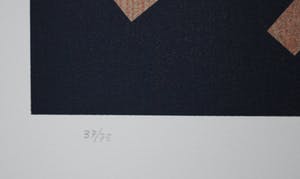 Pol Bury - 40 BÂTONS et 1 CERCLE -Litho, oplage 75 ex. -signatuur, nummer, titel in potlood kopen? Bied vanaf 200!