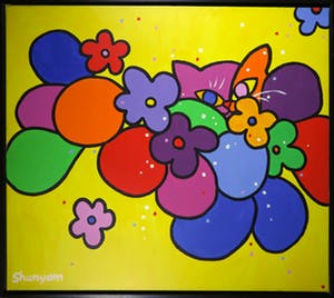Shunyam - Acryl op doek, Hiding - Ingelijst kaufen? Bieten Sie von 100!