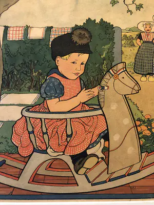 Rie Cramer - Lot van drie litho's (ca. 1920), illustraties voor kinderboeken kopen? Bied vanaf 69!