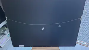 Kees van de Wal - Boomstronk" - Groot liggend abstract werk - 107 x 77 cm kopen? Bied vanaf 450!