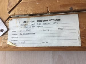 Paul Kerkhof - stilleven met agave en gele kan (Centraal Museum) kopen? Bied vanaf 135!