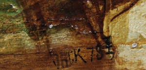 Jack Harden - Gemengde techniek op board, Psychosomatisch landschap - Ingelijst kopen? Bied vanaf 50!