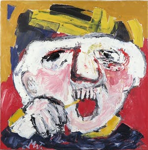 Martin van Wordragen - Olieverf op doek, Tandenstoker - Ingelijst kopen? Bied vanaf 200!