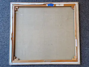 Wil van Leeuwen - Groot expressionistisch olieverf op paneel - Abstract - gesigneerd - Ingelijst kopen? Bied vanaf 69!