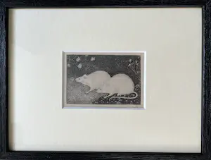 Jan Mankes - Originele Heliogravure - 2 Muizen 1923 kopen? Bied vanaf 75!