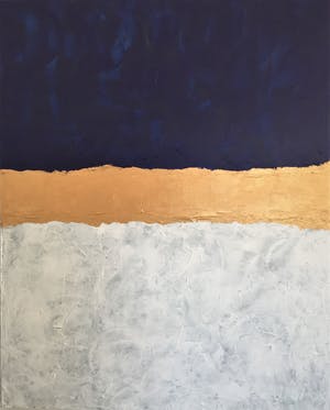 John Foppen - Composition in BWRGold......#K02.XL. GROOT. kopen? Bied vanaf 189!