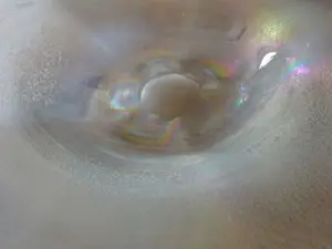 Willem Rozendaal - Tin-craquelé coquille schaal met prachtige iriserende luster kleuren kopen? Bied vanaf 50!