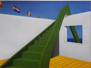 Marinus Fuit - Trap - ingelijst - groot - oplage van 60 kopen? Bied vanaf 50!