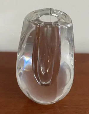 FM Konstglas - Drie design kristallen kandelaren kopen? Bied vanaf 35!