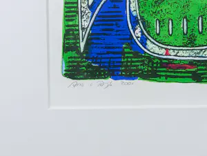 Ans van Dijk - Zeefdruk, Uruapan - Ingelijst kopen? Bied vanaf 35!