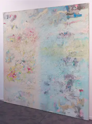 Angelos Tassopoulos - Olieverf op doek, Abstracte compositie - Zeer groot kopen? Bied vanaf 500!