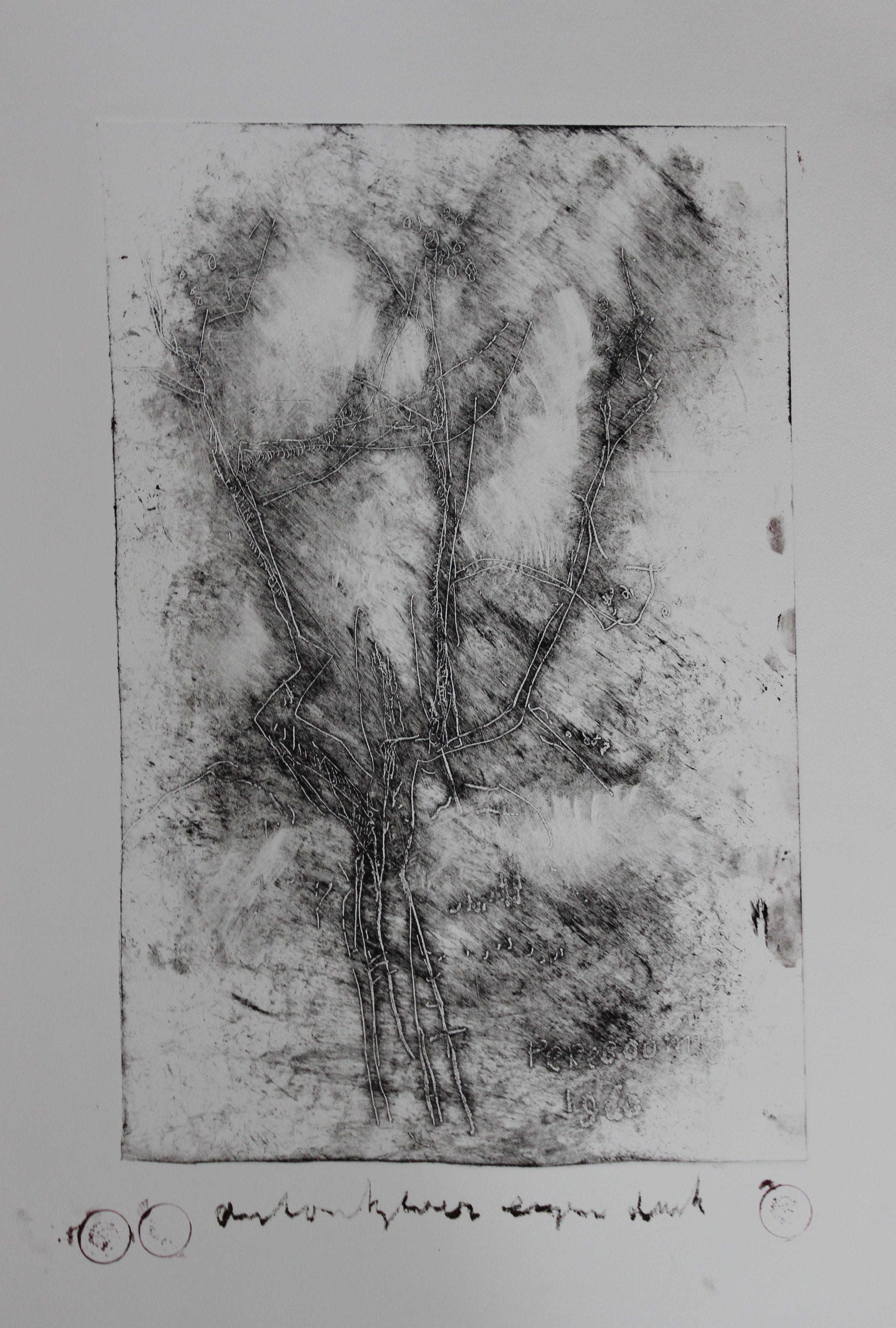 Anton Heyboer - Vroeg werk - 'Pereboom' 1960 verkocht voor € 135!