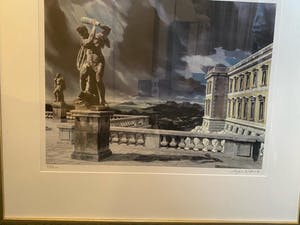Carel Willink - Zeefdruk - Terras met Hercules kopen? Bied vanaf 350!