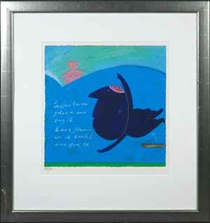 Wouter Stips - Zeefdruk, Zonder titel - Ingelijst kopen? Bied vanaf 20!