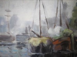 Niet of onleesbaar gesigneerd - Havengezicht. kopen? Bied vanaf 1!