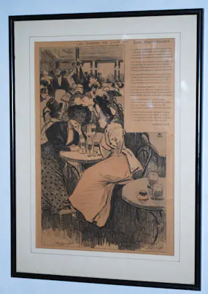 Paul Balluriau - litho uit 1895 en een gratis boek over Parijse prentkunst kopen? Bied vanaf 50!