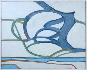 Paul Overhaus - Olieverf op doek, Zonder titel - Ingelijst kopen? Bied vanaf 100!